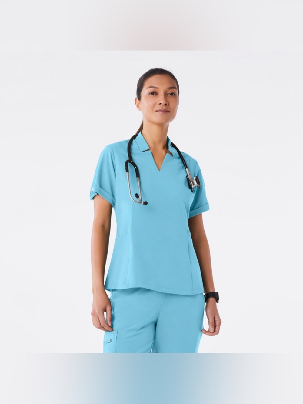 FIGS Women’s Inala Slim Scrub Top - Size Small